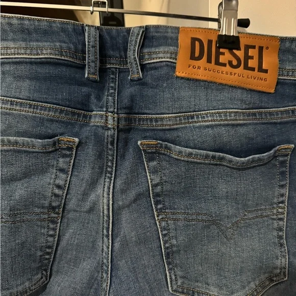Diesel Skinny Jeans Blue Waist: 33 - Picture 7 of 7